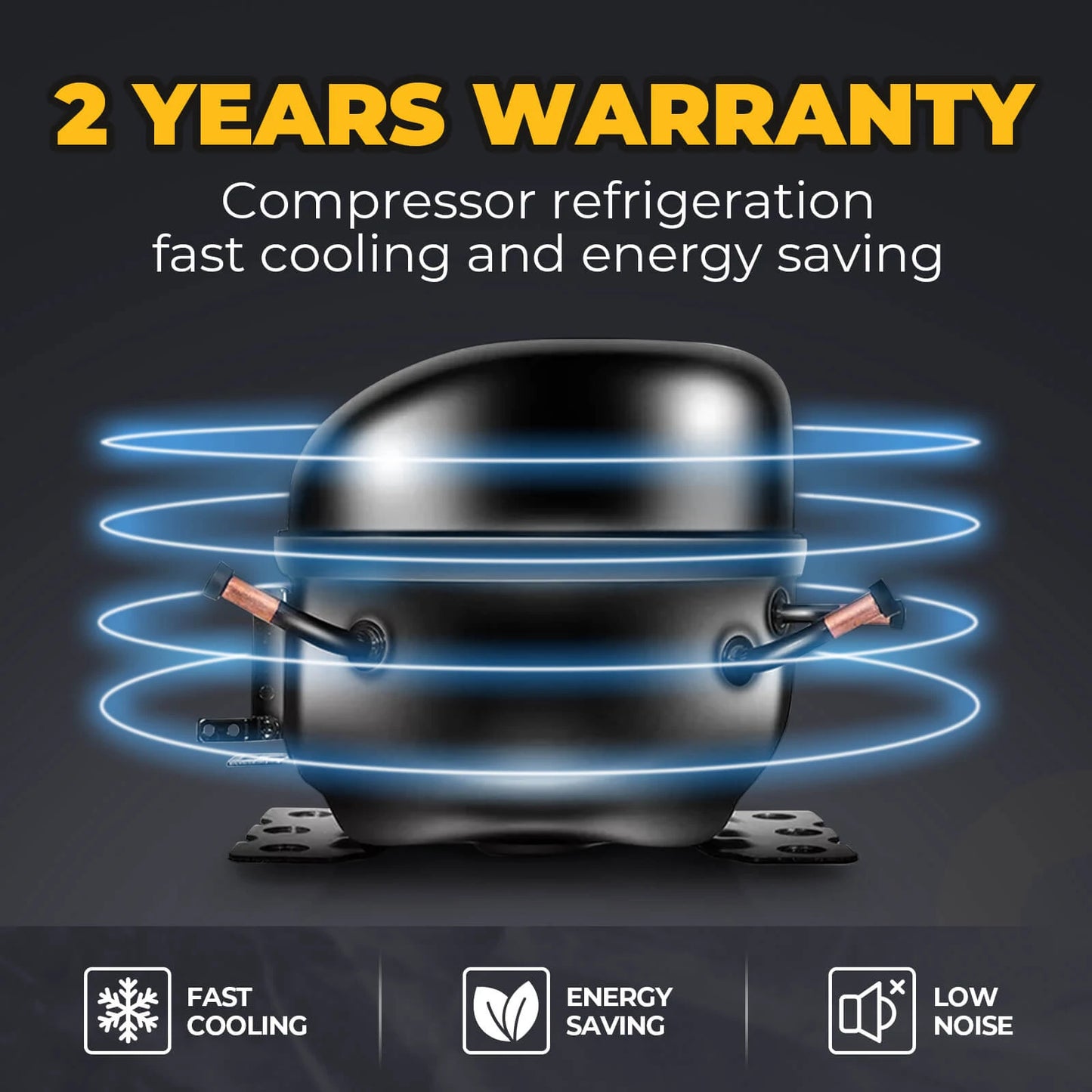 12V 30 Quart (28L) Portable Refrigerator