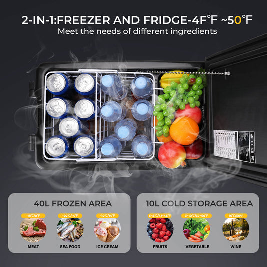 42 Quart (40L) Portable Refrigerator/Freezer